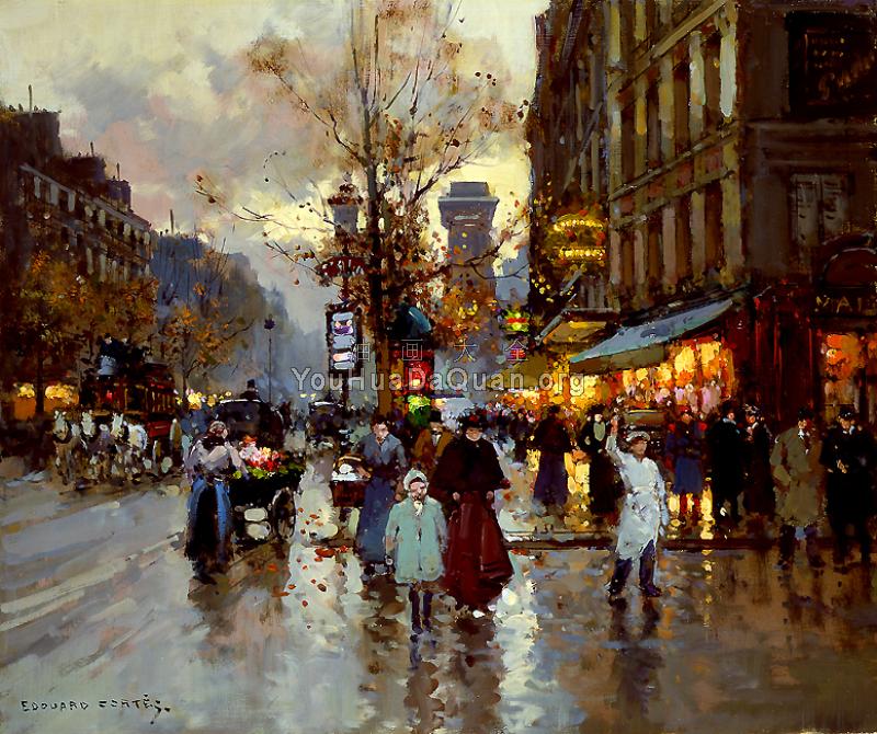 Porte St Denis - 爱德华·科尔特斯